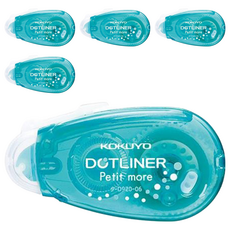 KOKUYO 國譽 好黏便利貼 6mm x 10m, 5個, 點狀藍