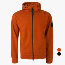 SPYDER 毛衣黏合設置連帽拉鍊