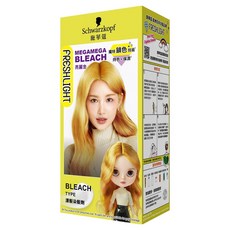 Schwarzkopf 施華寇 FRESHLIGHT 漂色染髮劑 MEGA 漂亮金, 1盒, 25g