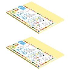 종이문화 스타일리쉬 얇은 혼합색지 120g 04 SN Yellow Tone, 66개, B4