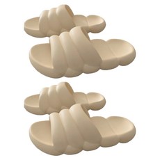 프랑온드 마카롱 슬리퍼, 아이보리, 2개