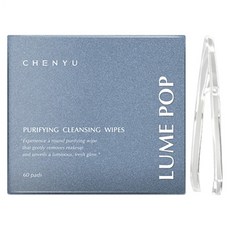 CHENYU 辰昱 LUME POP 光潤淨膚卸妝棉 附夾子, 1套, 60片