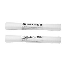 SHIMOYAMA 日式 櫃子/抽屜透明防潮/防滑墊 1.5cm 網格, 透明, 2個