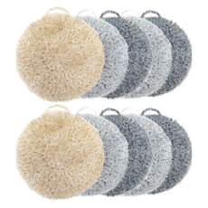 sunwooland 現代圓形菜瓜布 5入組, 2組, 混色