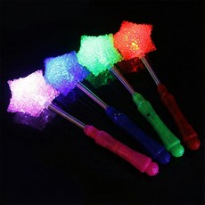 마메 LED 별 응원 야광봉, 랜덤발송, 4개