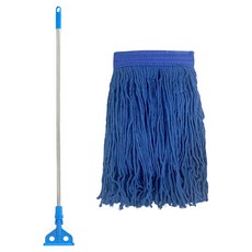 데일드 스텐 마포대 120cm+ 마포걸레 400g 세트, 혼합색상(마포대), 진청(마포걸레), 1세트