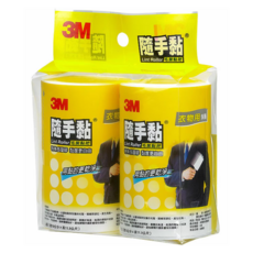 3M Scotch-Brite 百利 隨手黏毛絮補充包 衣物用 2捲, 1包