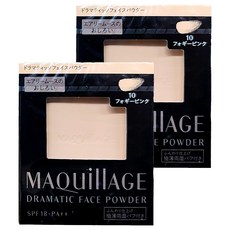 MAQuillAGE 心機彩粧 心機星魅輕羽空氣蜜粉餅 粉蕊附粉撲 SPF18 PA++, 10號, 2個