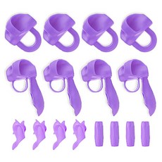 YOUNG ART 握筆輔助器 8款 16個組, 紫色, 1組