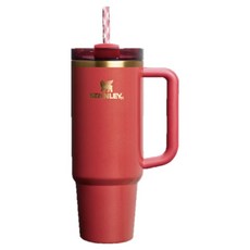 STANLEY The Quencher H2.0 FlowState系列保溫杯, 스칼렛 레드, 887ml, 1개
