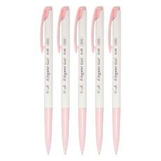 O.B. 歐布德 Elegant Gel 自動中性筆, 0.48mm筆珠, 紅色, 5支