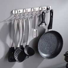 O.Laple 自黏式不鏽鋼廚具掛架, 1個, 混合色