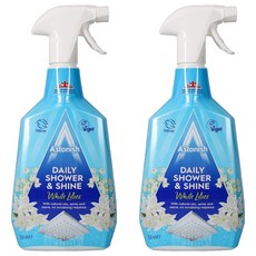 Astonish 多用廚衛水垢清潔劑 淨白百合 Daily Shower & Shine 天然精油 無需擦洗, 750ml, 2瓶