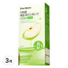 Dear Queen 蘋果醋ZERO 蘋果口味 14入, 196ml, 3個