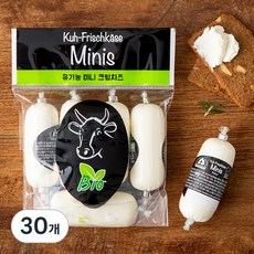 유기가공식품인증 프리스카제 미니 크림치즈, 24g, 5개입, 6개