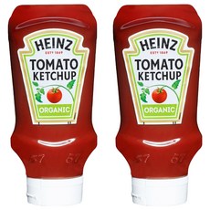 하인즈 유기농 토마토케찹, 580g, 2개