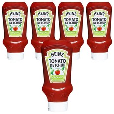 하인즈 유기농 토마토케찹, 580g, 5개