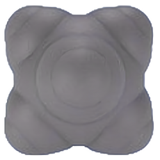 s-sportplus+ 六角反應球 灰色 fyq1 訓練反應速度 提升專注度, 6.5cm, 1個