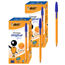 BIC 比克 Orange 原創原子筆 0.8mm, 藍色, 2個