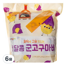 gomgom 甜地瓜條, 440g, 6袋