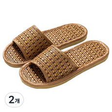Edelin 涼爽竹製室內拖鞋, 深色, 2個