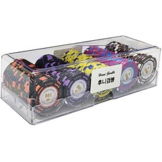 籌碼 100入+壓克力收納盒, 混合數字, 1組