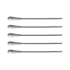 칼딘 슬림 바스푼 홈텐딩 롱 스터링 스틱 22cm, 5개, 실버
