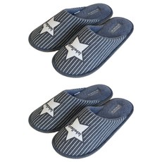 Labellaco Top Star 室內拖鞋, 炭灰色, 2個