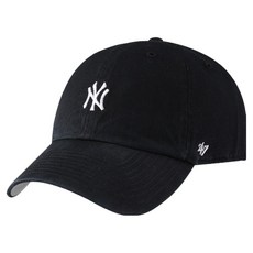 47品牌紐約洋基MLB男女MLB球帽帽子 B-BSRNR17GWS-BK, 黑色