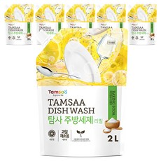 탐사 주방세제 리필, 2L, 6개
