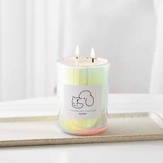 Su Soap 寵物極光蠟燭 靜心貓香, 1個, 350ml