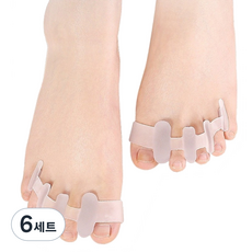 파인에코 발가락 실리콘 신발착용가능 끼우개 세트, 6세트