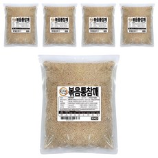 BokineMeokgeori 炒熟全芝麻, 500g, 5個