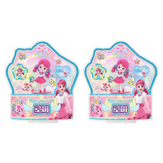 캐치티니핑 슈팅스타 로미 피규어 + 슈팅스타팩트 + 꾸미기 스티커 + 로미스타 메달 + 보관함 세트, 2세트