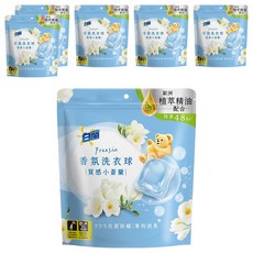白蘭 香氛洗衣球 質感小蒼蘭 230g, 23入, 6包