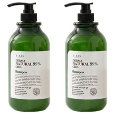 비바스 더마 내추럴 99% 시카 샴푸, 1kg, 2개