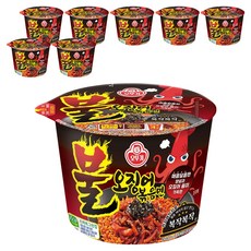 오뚜기 불오징어 볶음면 용기 110g, 8개