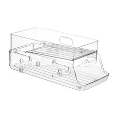 收納部屋 雙層飲料架, 透明色, 1個