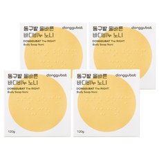 Donggubat 全膚質適用諾麗果沐浴皂, 120g, 4個