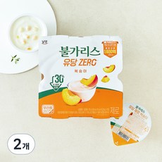 남양유업 불가리스 제로 복숭아, 320g, 2개