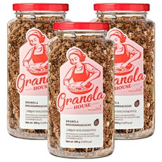그래놀라하우스 마카다미아 앤 카카오, 300g, 3개