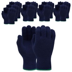 NiTex 酷寒期刷毛內層手套 雙手穿戴組 M NISG-300, 藍色, 10套