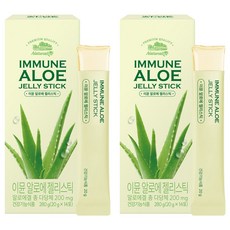 네추럴라이즈 이뮨 알로에 젤리스틱, 280g, 2개