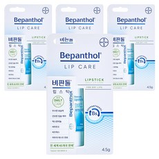 비판톨 데이케어 립스틱 보습 립밤, 무향, 4.5g, 4개