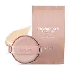 바닐라코 커버리셔스 파워 핏 쿠션 파운데이션 리필 14g, 21바닐라, 1개