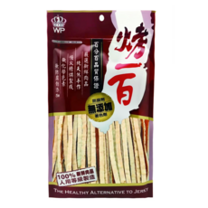 烤一百 雞肉鱈魚香絲,160g,無添加防腐劑與人工色素,低溫烘烤保留食材原味與營養, 1包