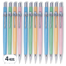munhwA 製圖彩色自動鉛筆 4款 x 3入組, 0.5mm, 4套