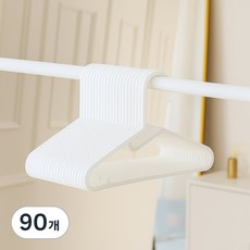 보노하우스 목 늘림 방지 옷걸이, 화이트, 90개