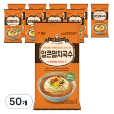 샘표 얼큰멸치국수, 101g, 50개