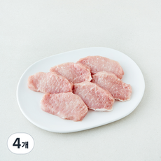 도드람한돈 등심 돈까스용 (냉장), 4개, 300g